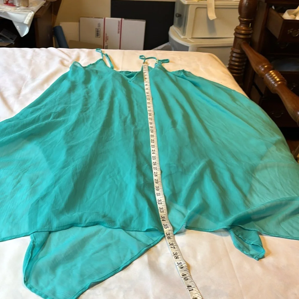 Into the Bleu by American Vibrant mixed Print Swimsuit with Matching Cover-up 14 - Picture 15 of 16